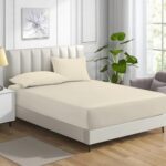 Non Iron Polycotton Soft Easy Care Percale 25cm Deep Pocket Fitted Sheet