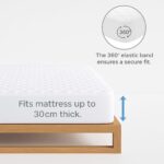 Mattress Protector Waterproof Quilted Mattress Protectors Super Soft Cosy Anti Allergy Fitted Mattress Protectors - Image 7