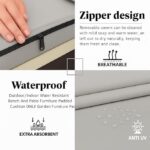 Waterproof Garden Seat Pads Seat Cushions Indoor Outdoor Seat Cushions Rattan Chair Pads Outdoor Office Garden Patio Chair Pad - Image 2