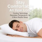 Satin Stripe Pillow Bounce Back Hotel Quality - Image 4