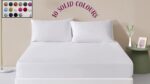 Fitted Sheet 400 Thread Count 100% Egyptian Cotton Extra Deep 40cm Sateen Hotel Quality Bedding Fitted Sheet - Image 2