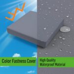 Waterproof Garden Seat Pads Seat Cushions Indoor Outdoor Seat Cushions Rattan Chair Pads Outdoor Office Garden Patio Chair Pad - Image 7