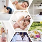 180 Thread Count Rich Percale Non Iron Bed Linen Soft PolyCotton Blend Plain Dyed Flat Bed Sheets - Image 7