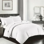 400 Thread Count Satin Stripe set In Original 400 Thread Count 100% Egyptian Cotton Hotel Quality Bedding Bed Set Quilt Cover