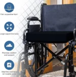 Wheelchair Cushion Foam Filled Pressure Relief Cushion Seat Pad Car Seat Sofa Garden Chairs Orthopedic Seat Cushion Back Support - Image 2