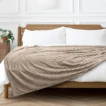 Faux Fur Velvet Touch Sofa Bed Throwover Soft touch Blanket - Image 4