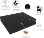 Wheelchair Cushion Foam Filled Pressure Relief Cushion Seat Pad Car Seat Sofa Garden Chairs Orthopedic Seat Cushion Back Support - Image 7