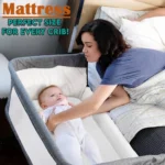Baby Crib Mattress Fits | Compatible Next to Me Crib Bed Replacement | Toddler Infant Bed Foam Mattress Thick & Super Soft Quilted Removable Washable Cover - Image 7