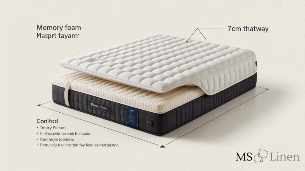 7cm Thick Mattress Topper