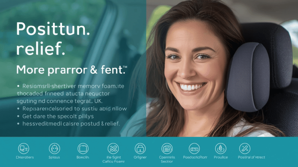 Contour-Shaped Memory Foam Seat Pillow