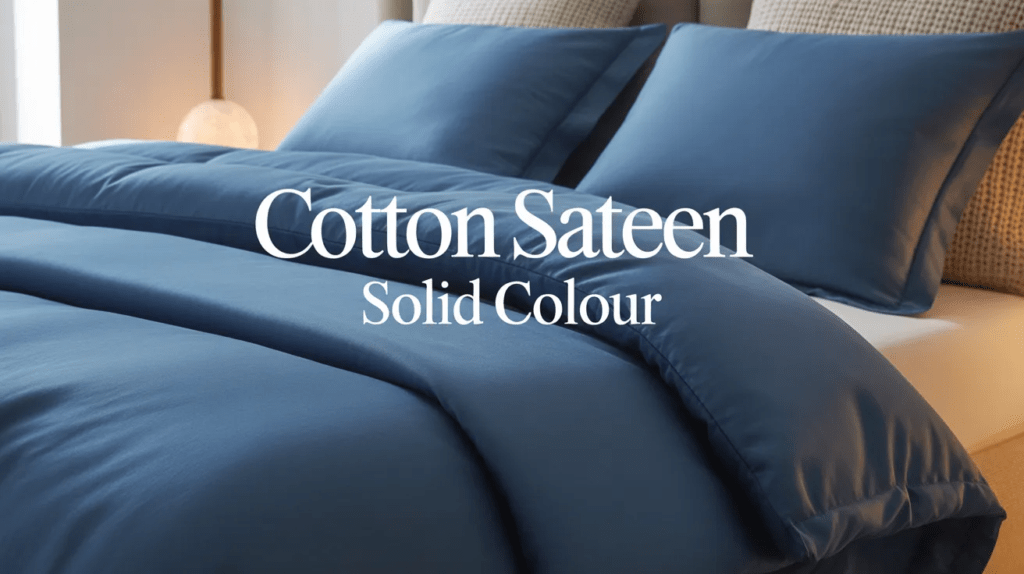 Cotton Sateen Solid Colour
