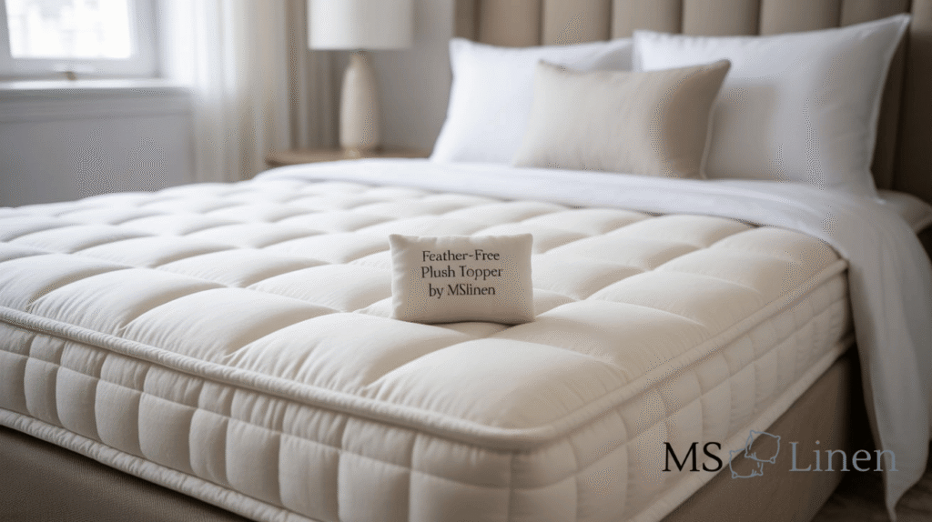 Feather-Free Plush Topper