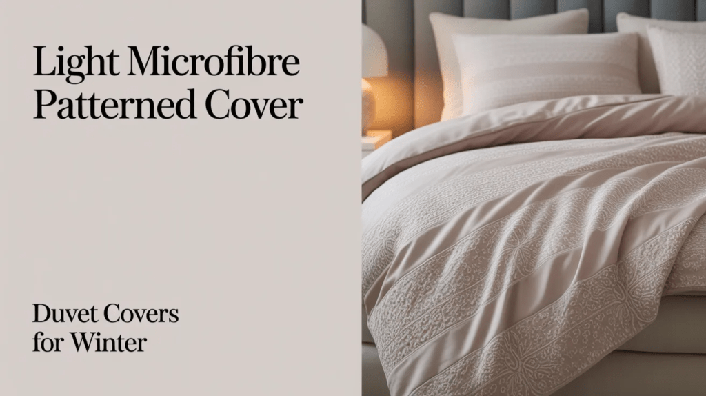 Light Microfibre Patterned Cover