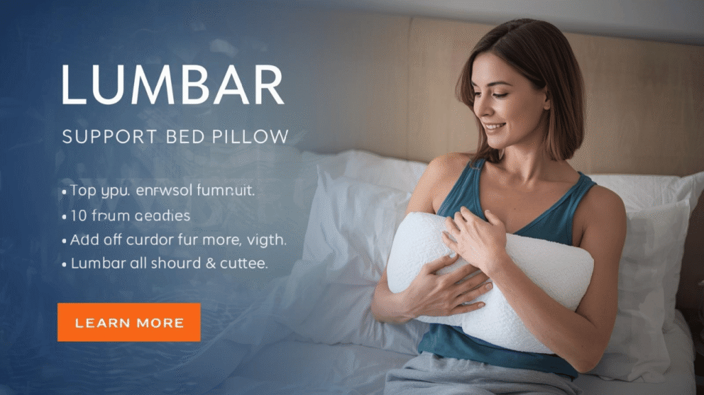 Lumbar Support Bed Pillow