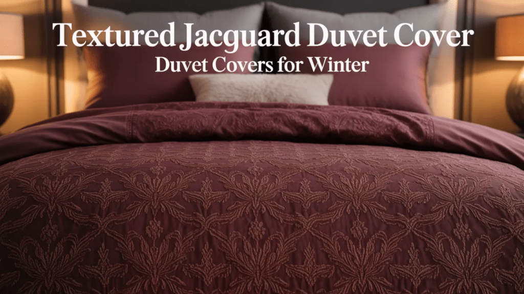 Textured Jacquard Duvet Cover