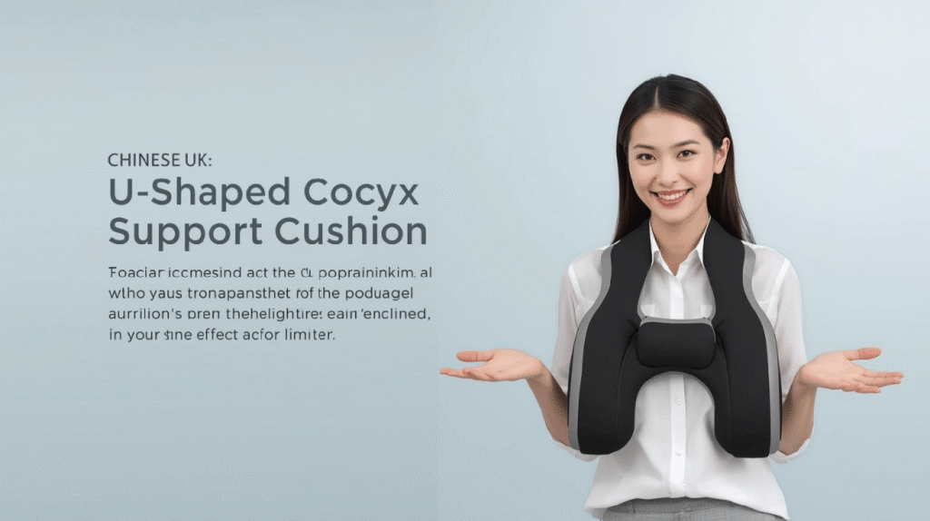 U-Shaped Coccyx Support Cushion